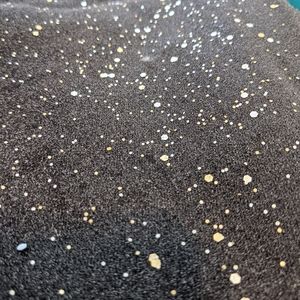 Metallic glitter jeans